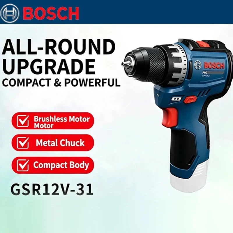 Power Tools Drill - Perceuse électrique sans balais Bosch GSR