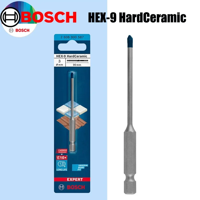 Power Tools Drill - Forets à céramique dure BOSCH Hex-9
