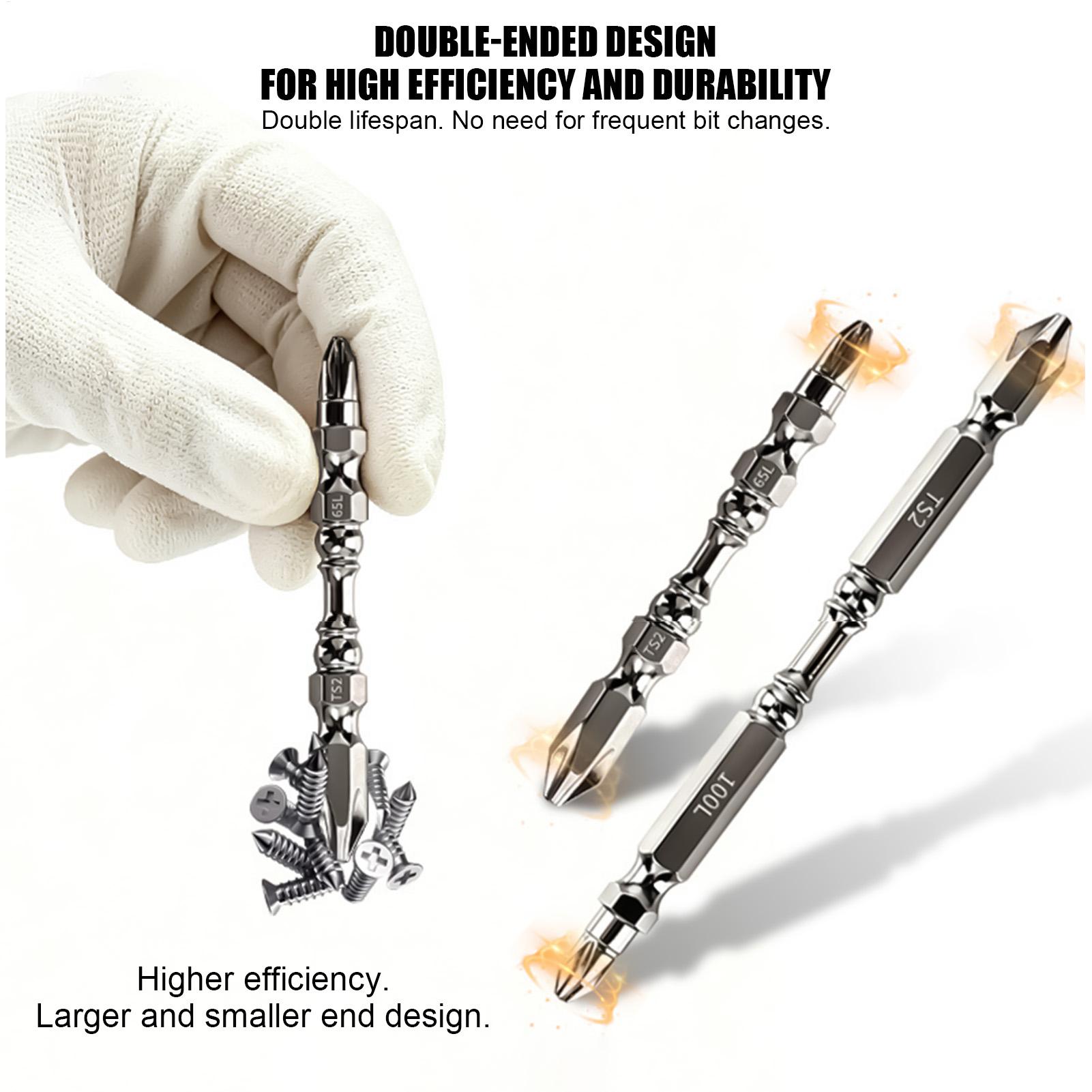Power Tools Drill - Jeu d'embouts de tournevis magnétiques, embout
