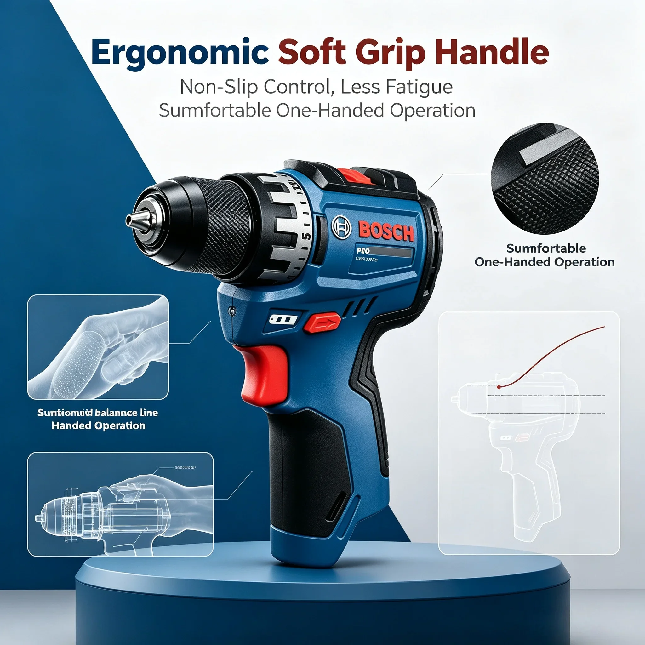 Power Tools Drill - Perceuse-visseuse sans fil professionnelle BOSCH GSR
