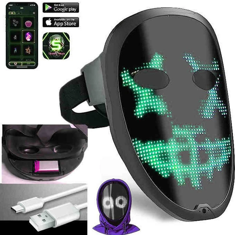Masque LED à détection de gest - Power Tools App avis et prix