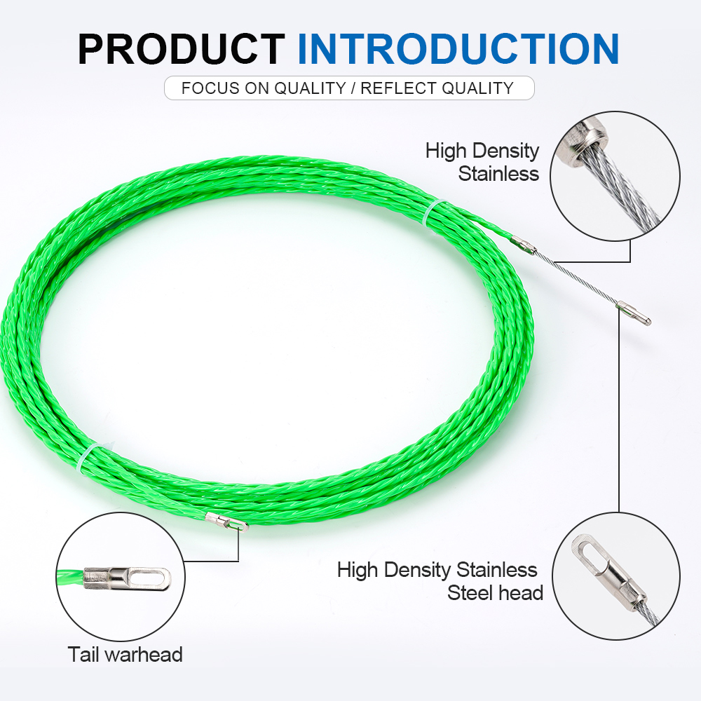 Tire-câble en fibre de verre 4 - Power Tools Green Color avis et prix