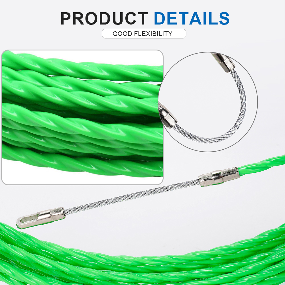 Tire-câble en fibre de verre 5 - Power Tools Green Color avis et prix